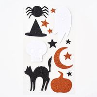 Halloween Chunky Glitter Stickers