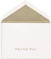 Gold Foil Thank You Card Set