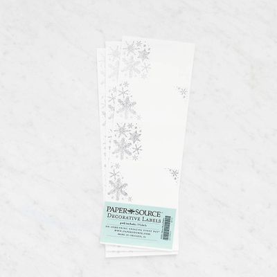 Silver Foil Snowflakes