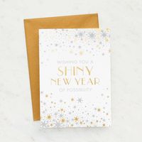 Shiny New Years Card