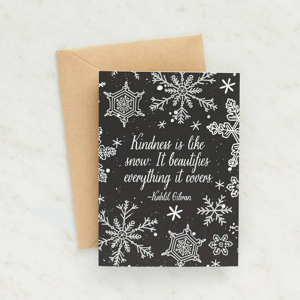 Snowflakes Holiday Card Set