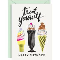 Treat Yourself Birthday Card