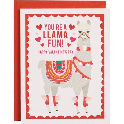 Llama Valentine Cards