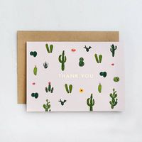 Cacti Thank You Card