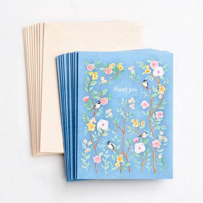 Chinoiserie Thank You Card Set