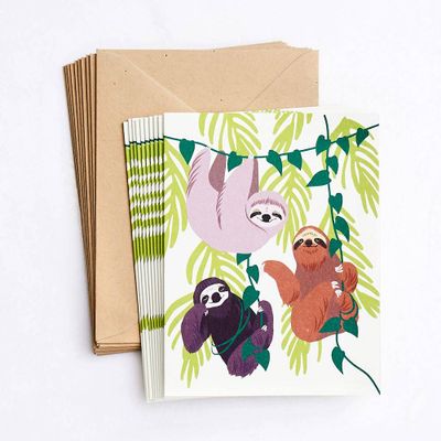 Sloths Stationery Set