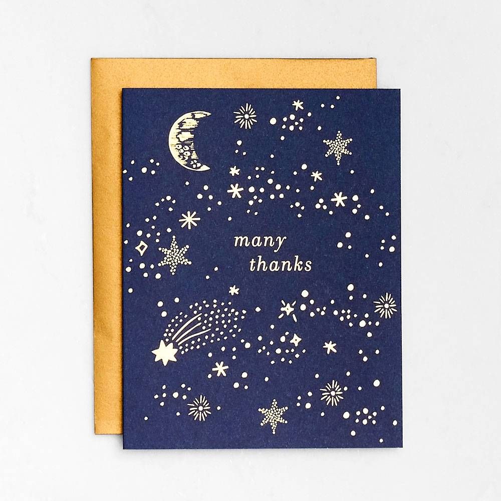 Galaxy Thank You Card