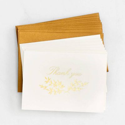 Golden Bough Thank You Card Set