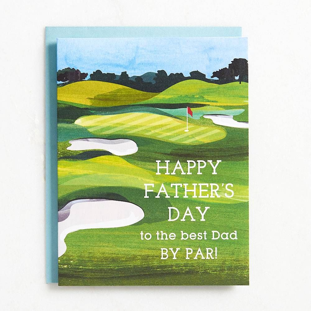 Best Dad By Par Card