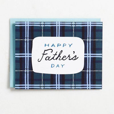 Plaid Father's Day Card