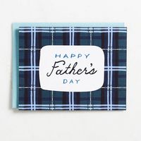 Plaid Father's Day Card