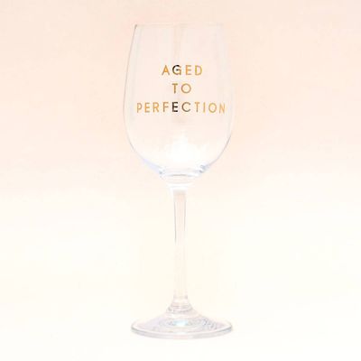 Aged to Perfection Wine Glass