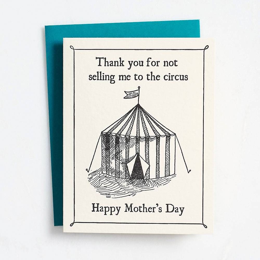 Circus Mother's Day Card