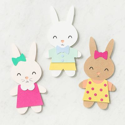 Paper Source Die-Cut Fine Paper Bunny Shapes