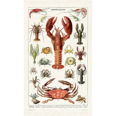 Crustaceans Tea Towel