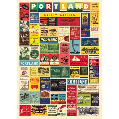 Portland Matchbooks Flat Wrap