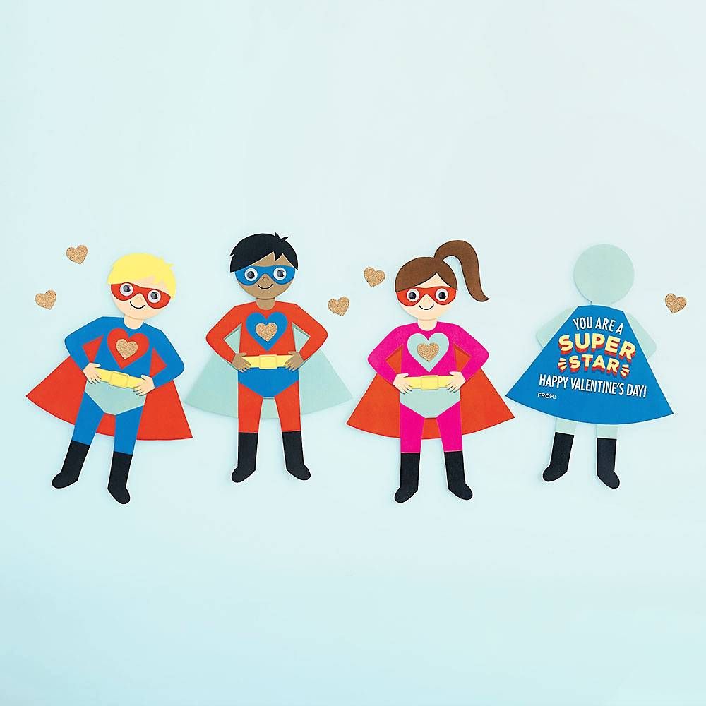 Paper Source Superhero Valentine Craft Kit