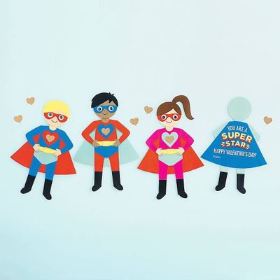 Superhero Valentine Craft Kit