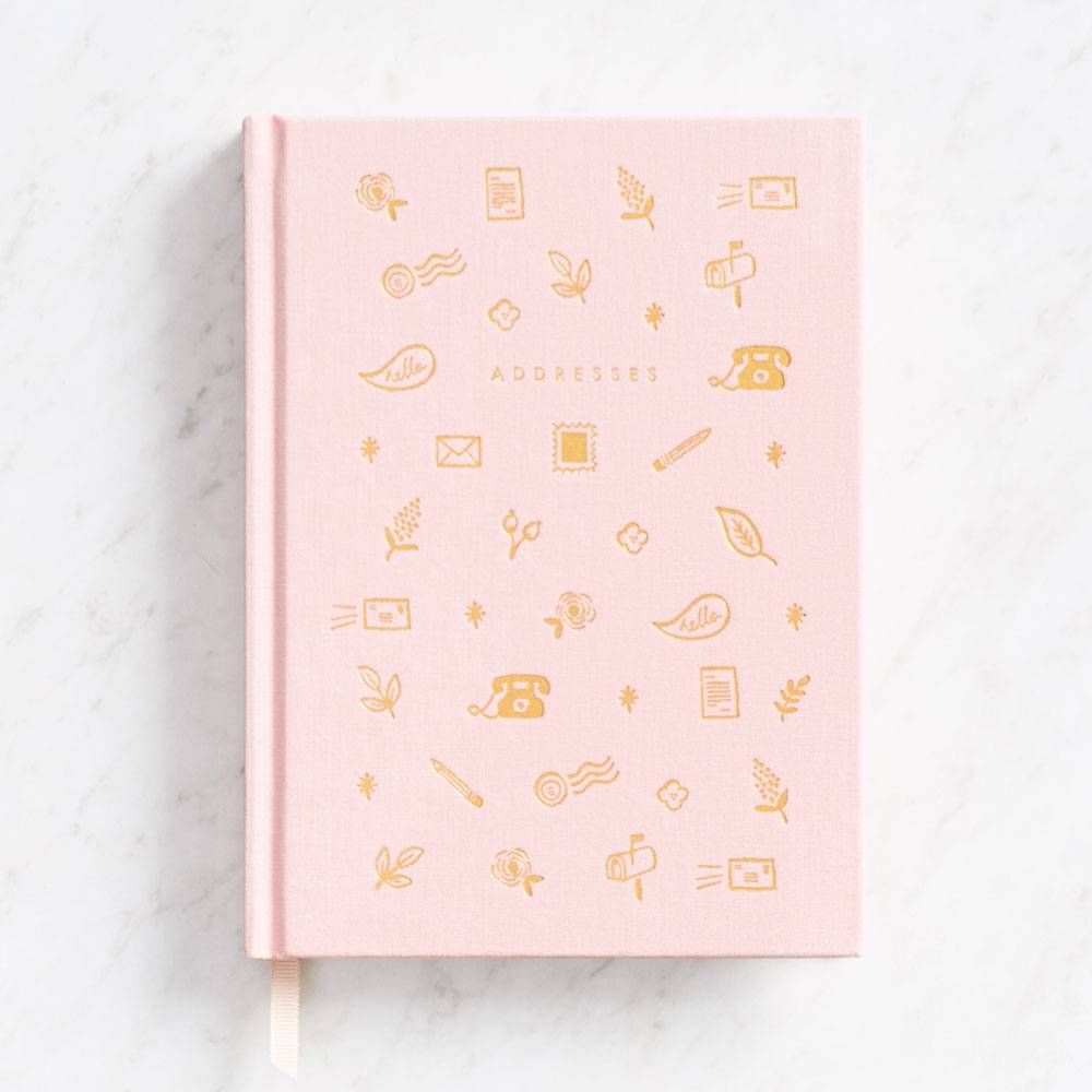 Blush Pink Address Book