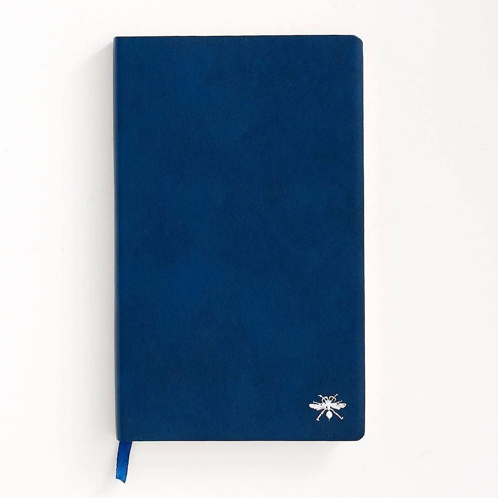 Navy Paper Wasp Lined Journal