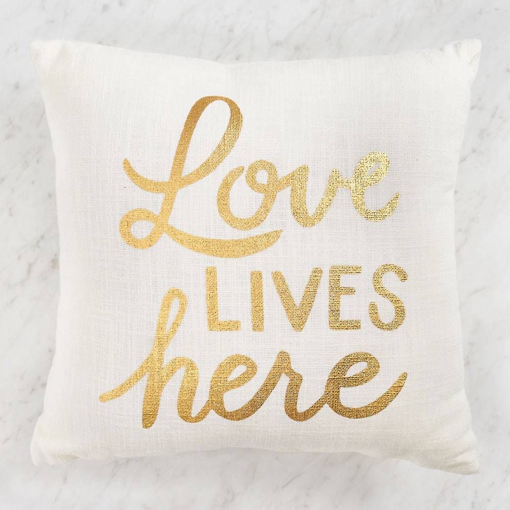 Love Lives Here Pillow