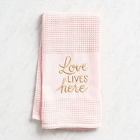 Love Lives Here Single Tea Towel