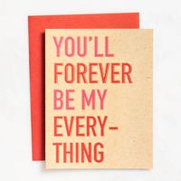 Forever My Everything Valentine Card