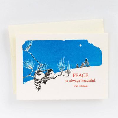 Peace is Always Beautiful Card