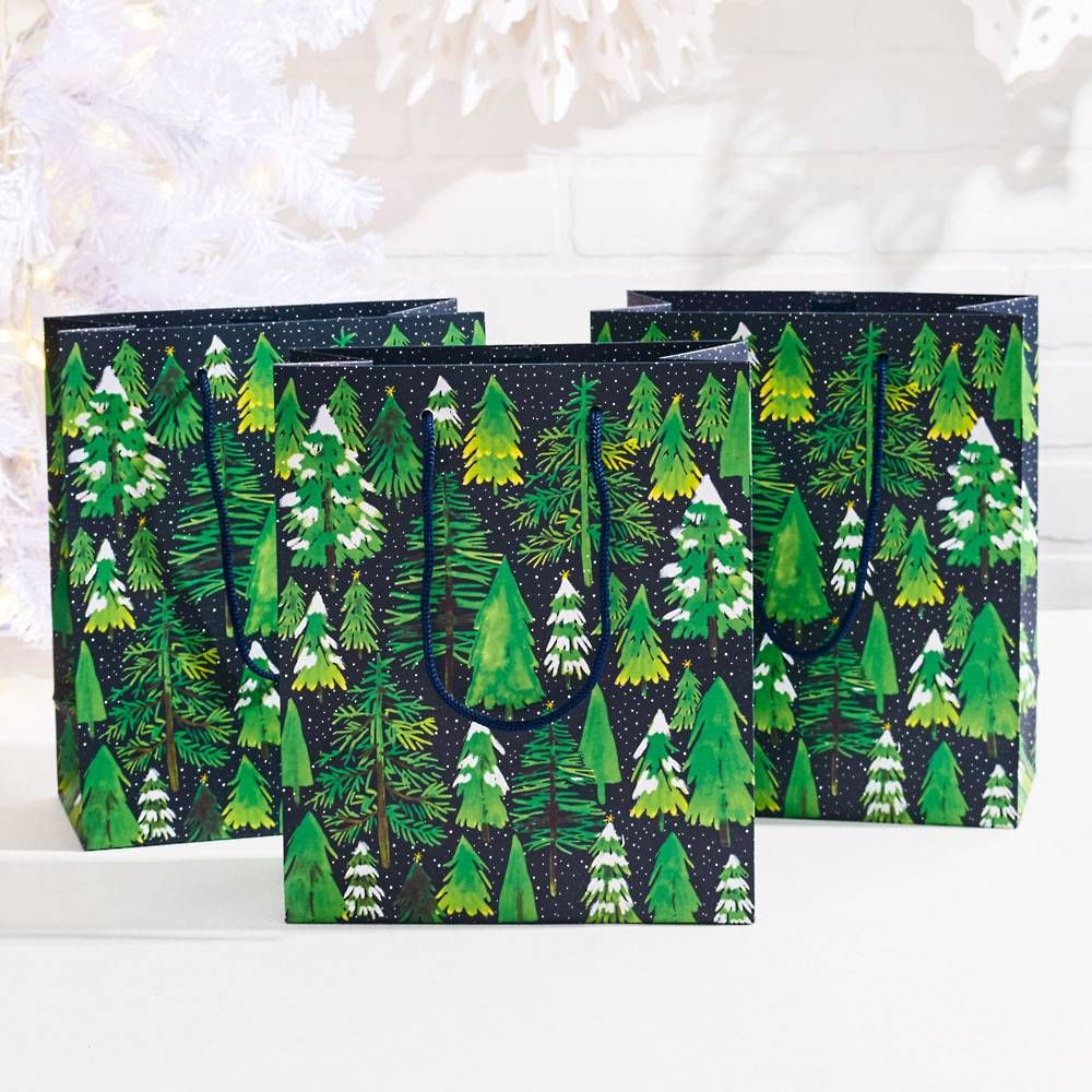 Snowy Trees Medium Gift Bags