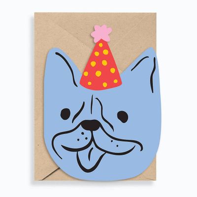 Party Dog Birthday Card