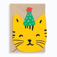 Party Cat Birthday Card