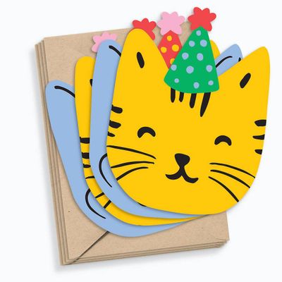 Party Dog & Cat Stationery Set