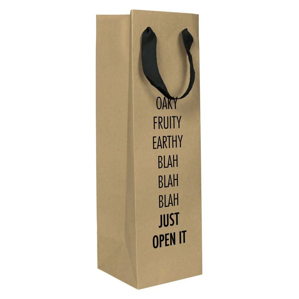 Oaky, Fruity, Earthy Wine Gift Bag