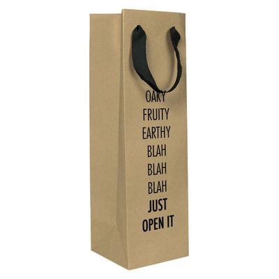 Oaky, Fruity, Earthy Wine Gift Bag