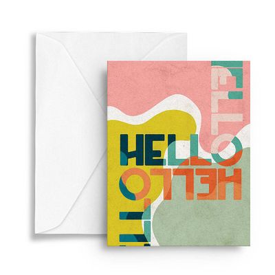 Hello Greeting Card