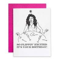 Housewife Flip Birthday Card