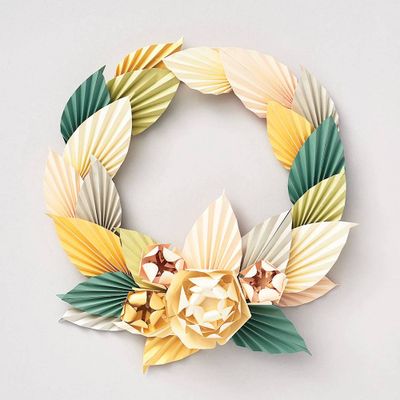 Fan Leaf Wreath Kit