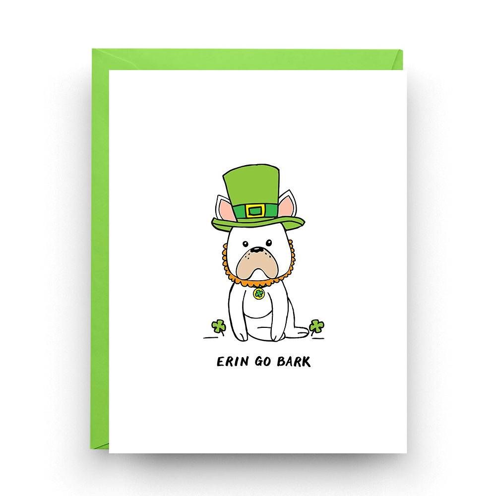 Erin Go Bark St. Patrick's Day Card