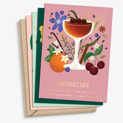 Cocktail Stationery Set