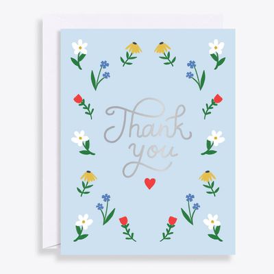Ditsy Floral Thank You Card Set