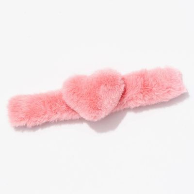 Heart Plush Slap Bracelet