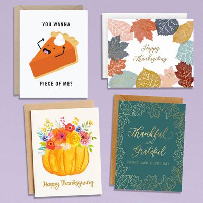 Thankful And Grateful Thanksgiving Card Bundle