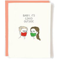 Baby It's Covid Outside Holiday Card