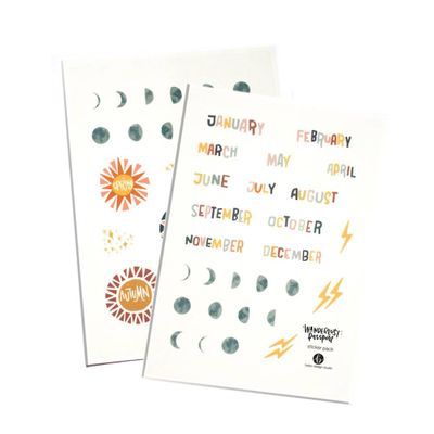 Months & Seasons Planner Stickers