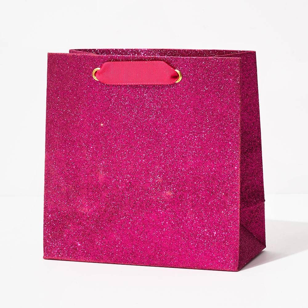 Pink Glitter Medium Gift Bag