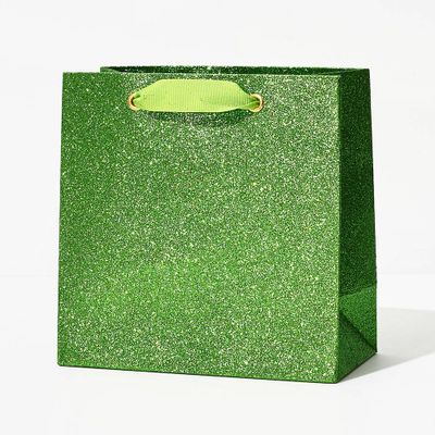 Green Glitter Medium Gift Bag