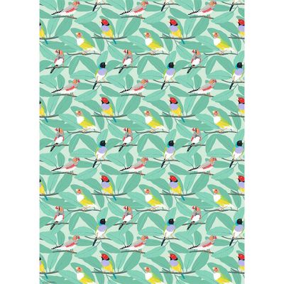 Finches Wrapping Paper