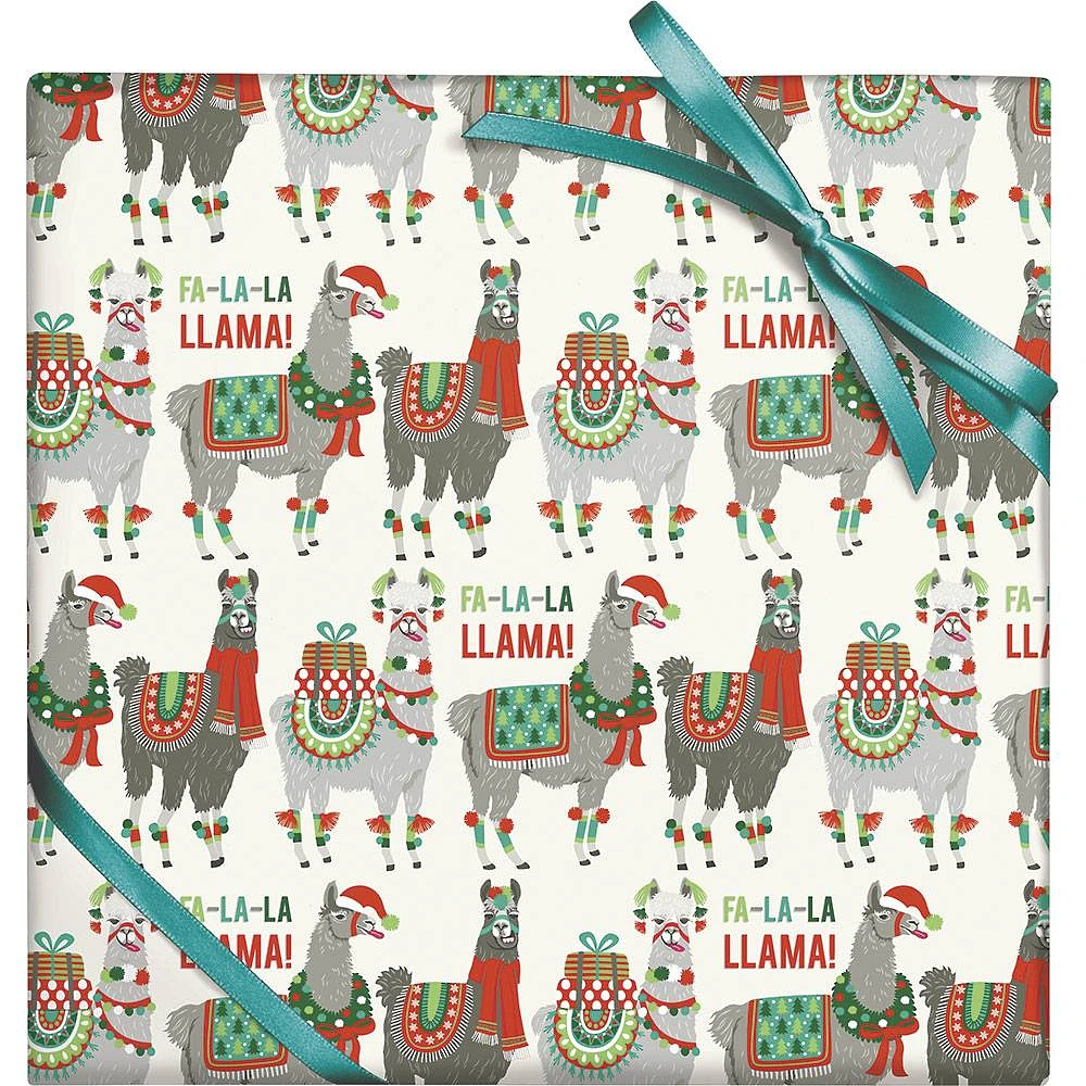 Holiday Llamas Wrap