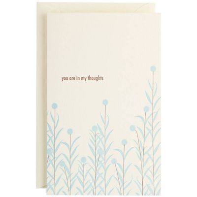 In My Thoughts Letterpress Sympathy Card