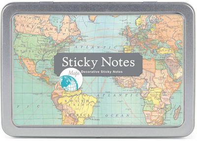 Map Sticky Note Set